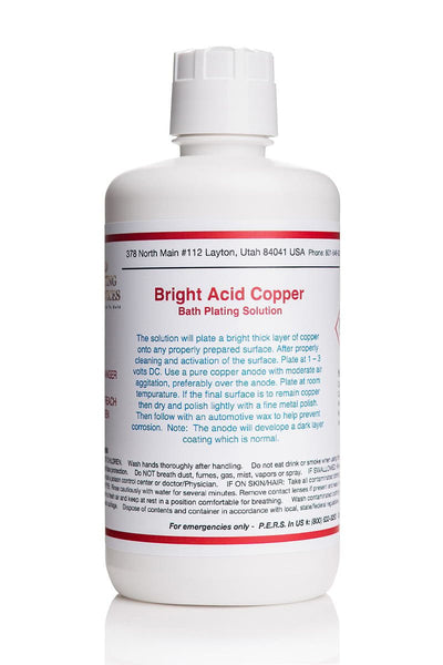 Bright Acid Copper Plating Kit - 1.5 Gal